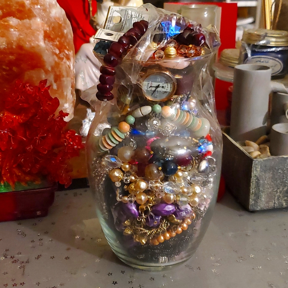 Mystery Junk Drawer Jewelry Jar #2